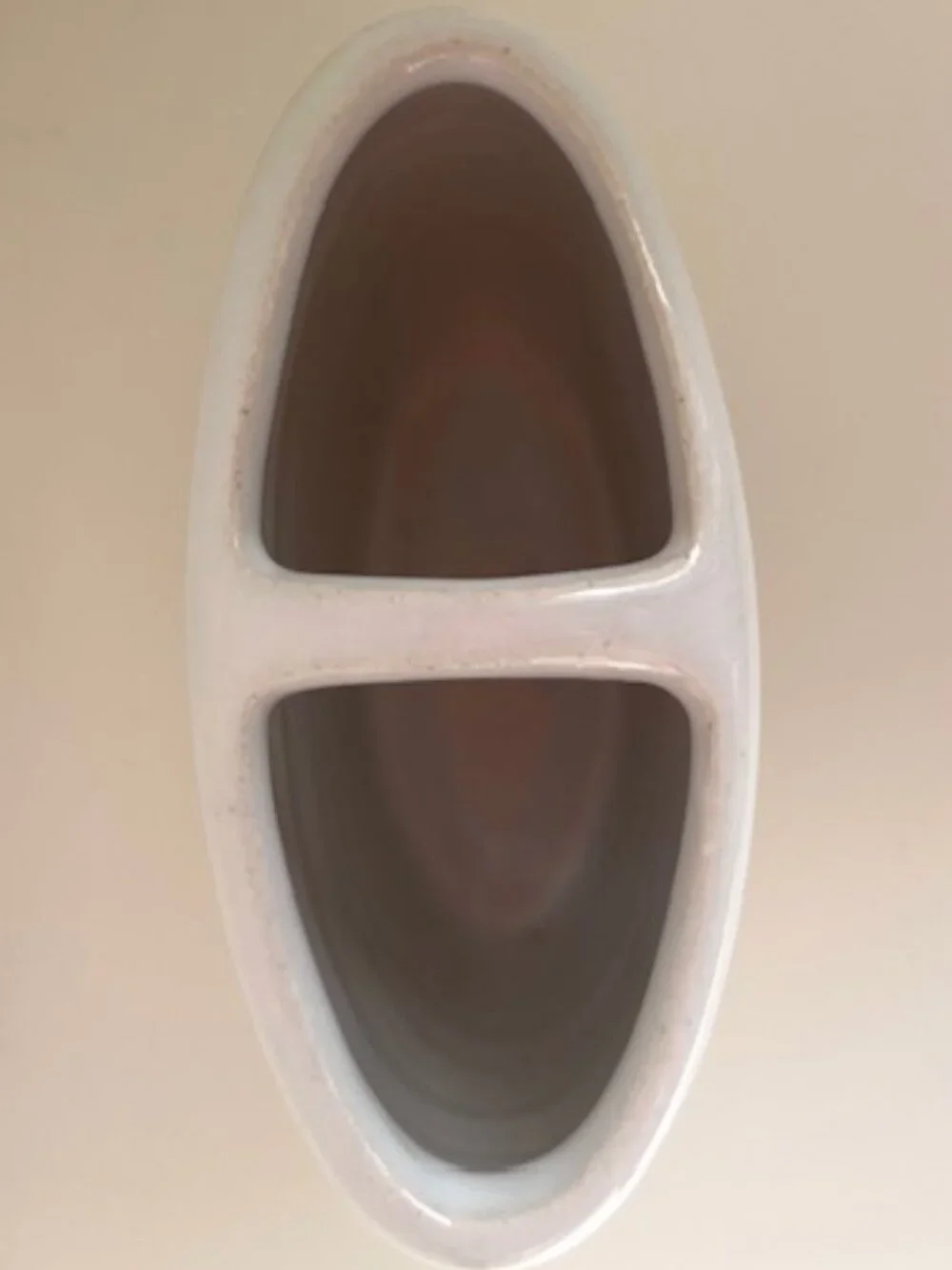 Rare Threshold Artisan Ceramic Stoneware Toothbrush Holder